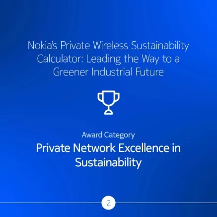 Private Network Excellence in Sustainability